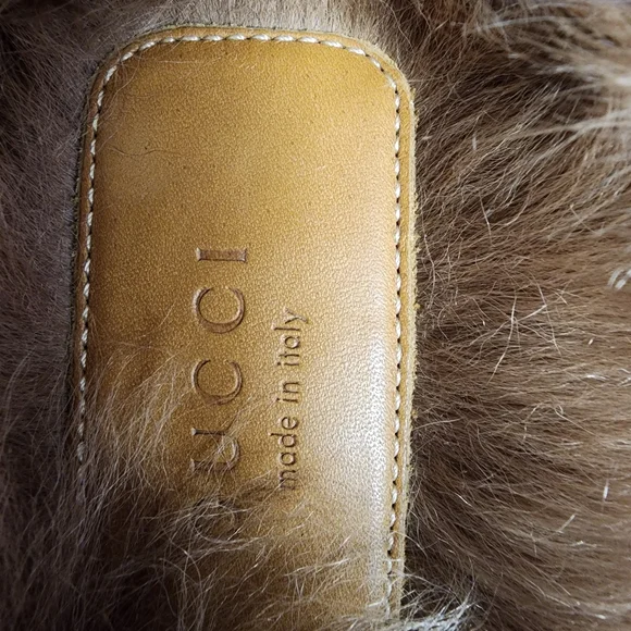 Gucci Black Velvet Fur Lined Loafers❤️ - Picture 11 of 16